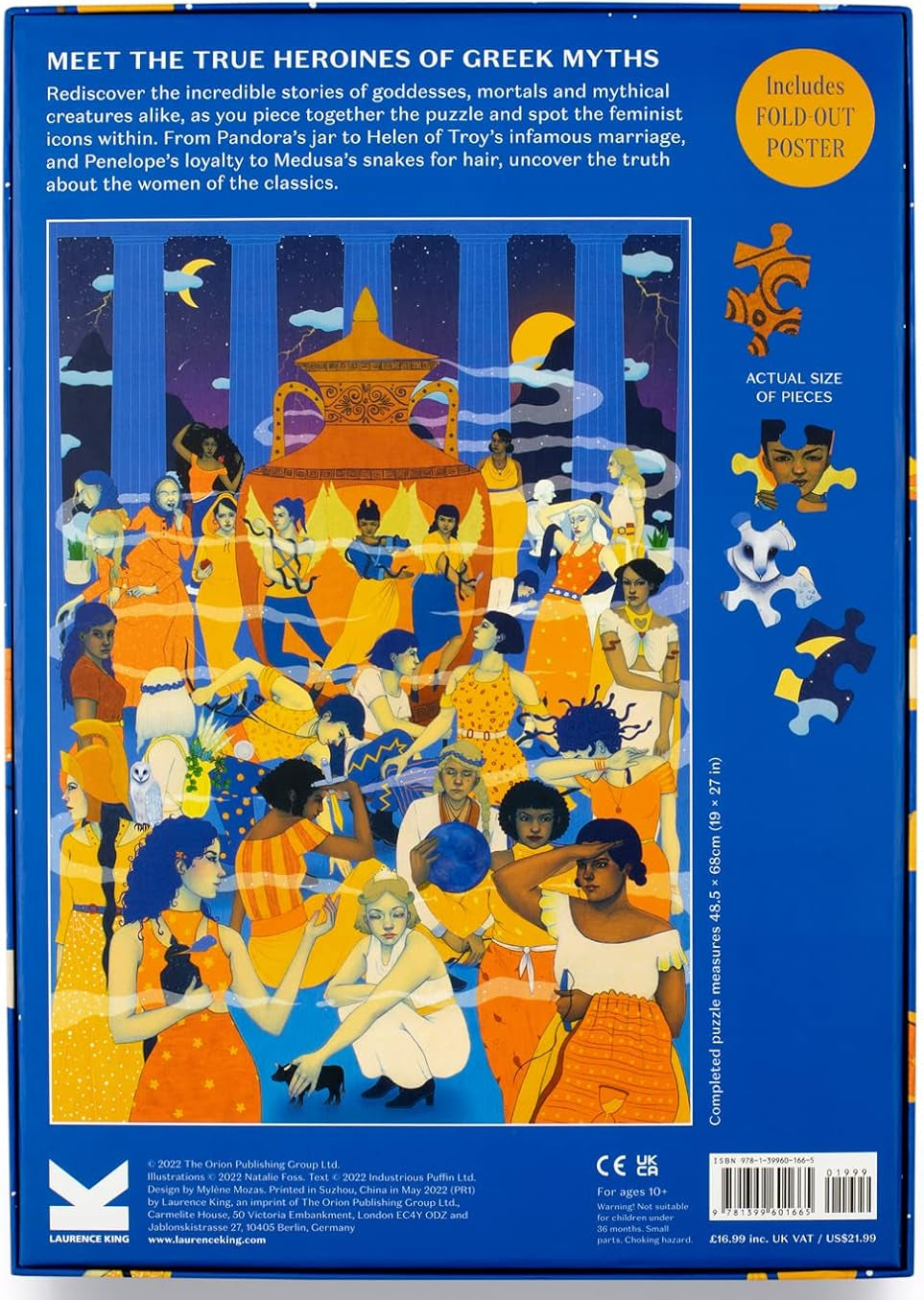 The Real Women of Greek Myth – 1,000 Piece Jigsaw Puzzle (Adult Puzzle)