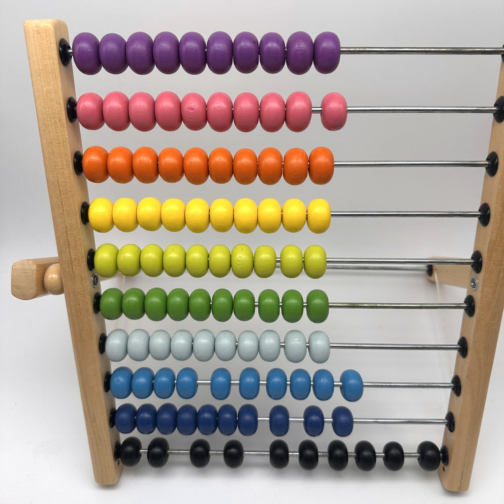 IKEA MULA Wooden Abacus · rainbow