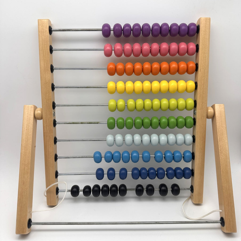 IKEA MULA Wooden Abacus · rainbow