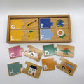 Wooden Alphabet Matching Puzzle in Tray