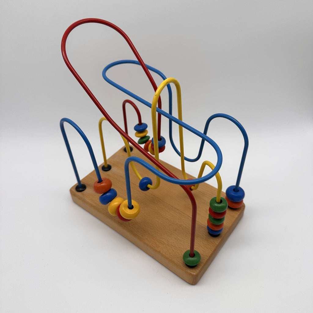Wooden Bead Maze Rollercoaster