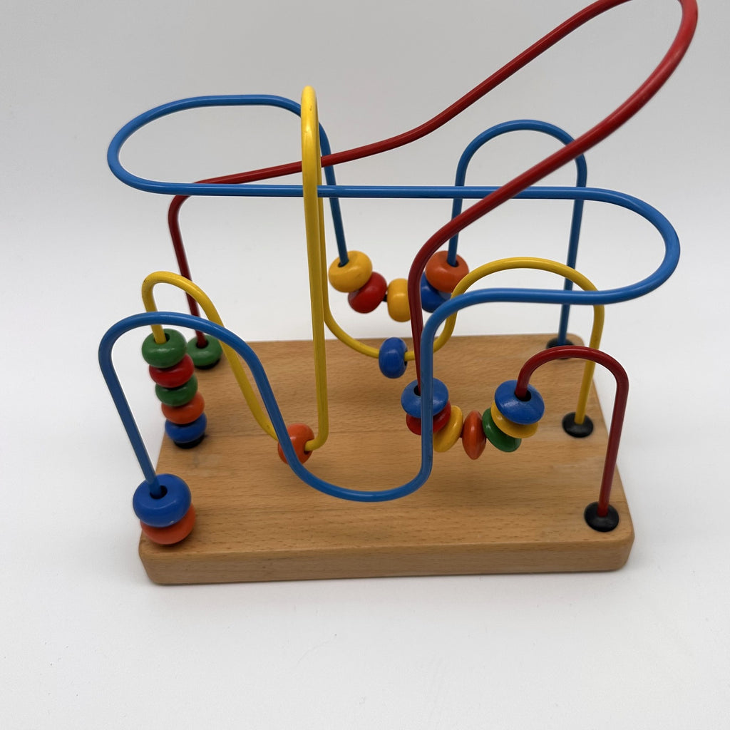 Wooden Bead Maze Rollercoaster