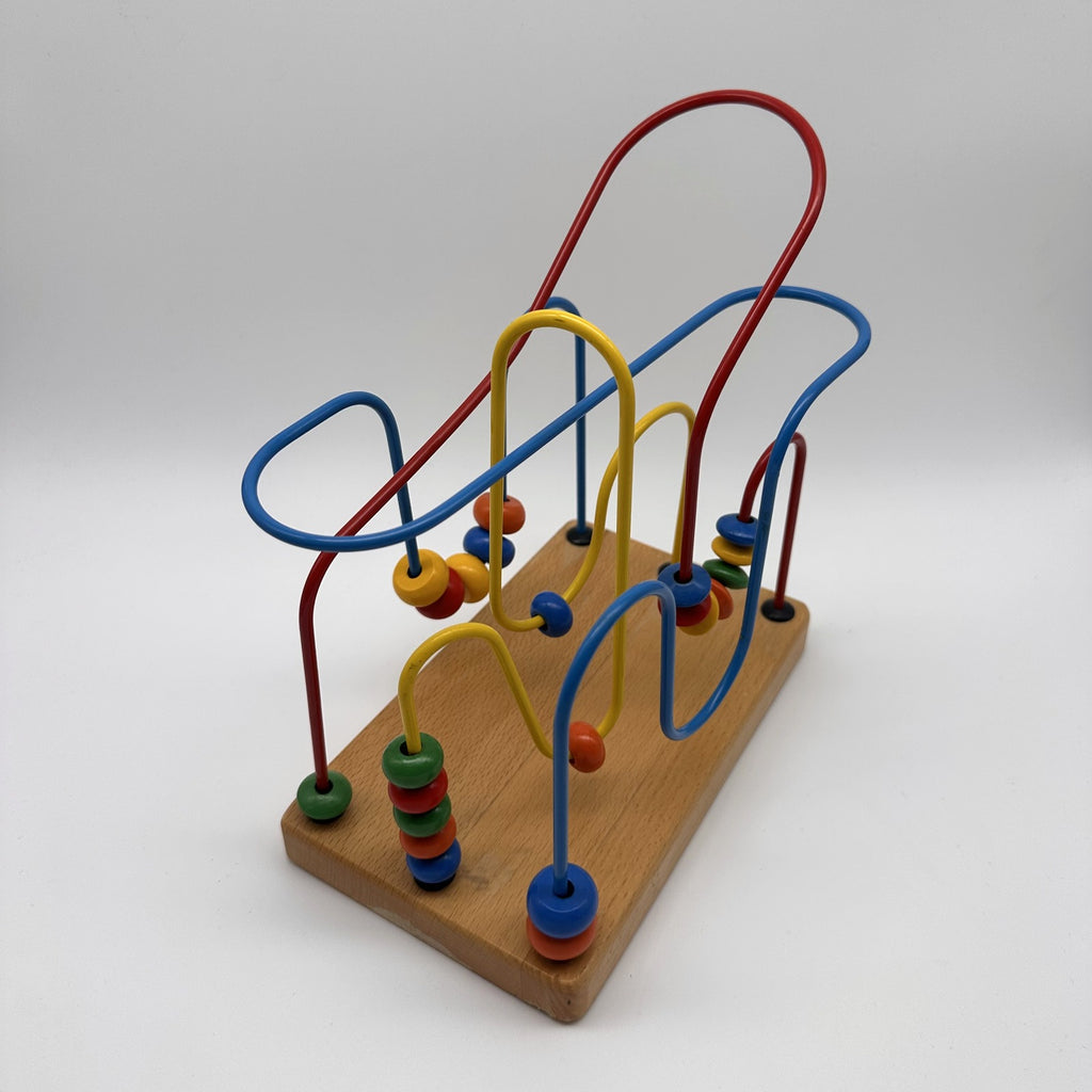 Wooden Bead Maze Rollercoaster