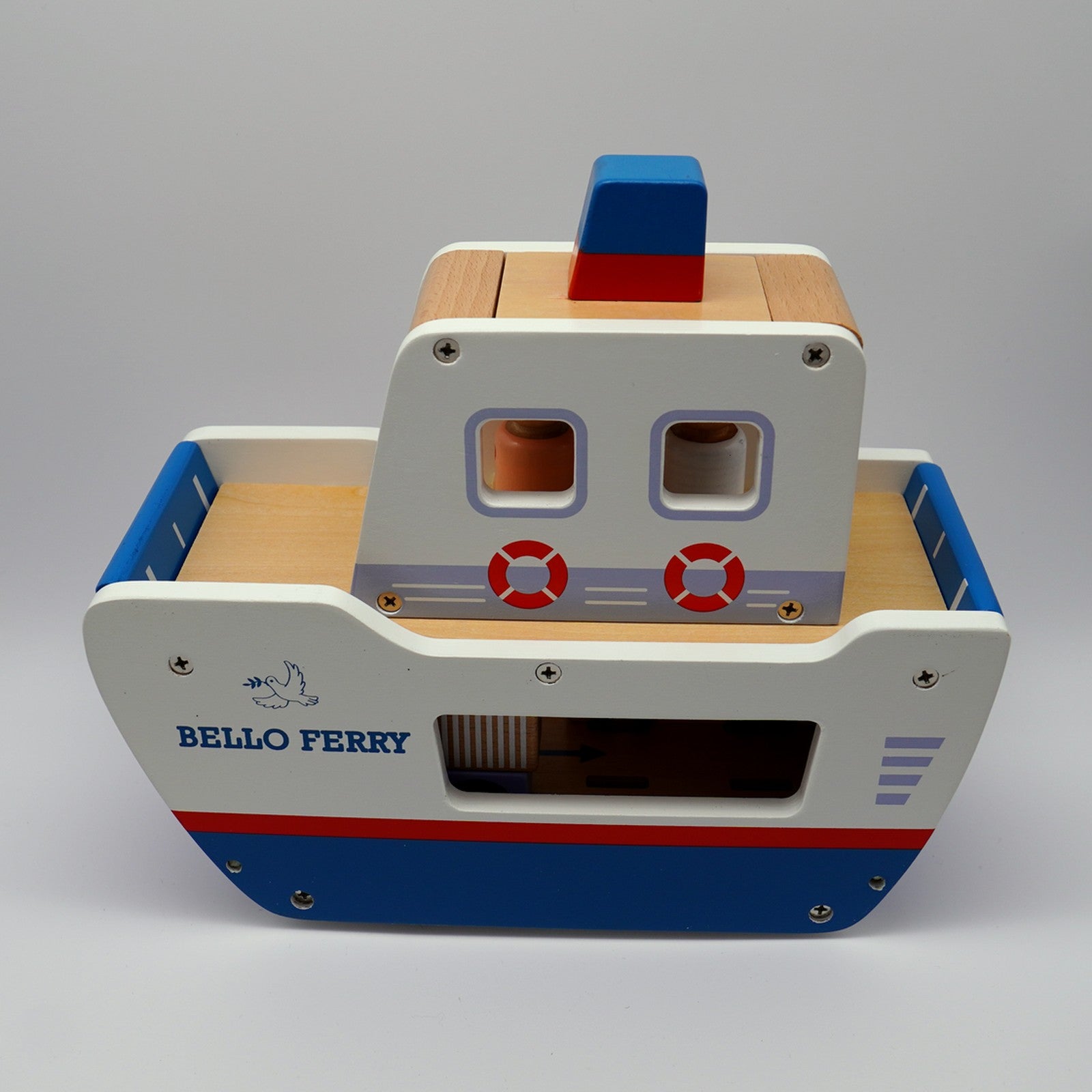 Bello Ferry Ahoy Wooden Shape Sorter Boat (2+ years)