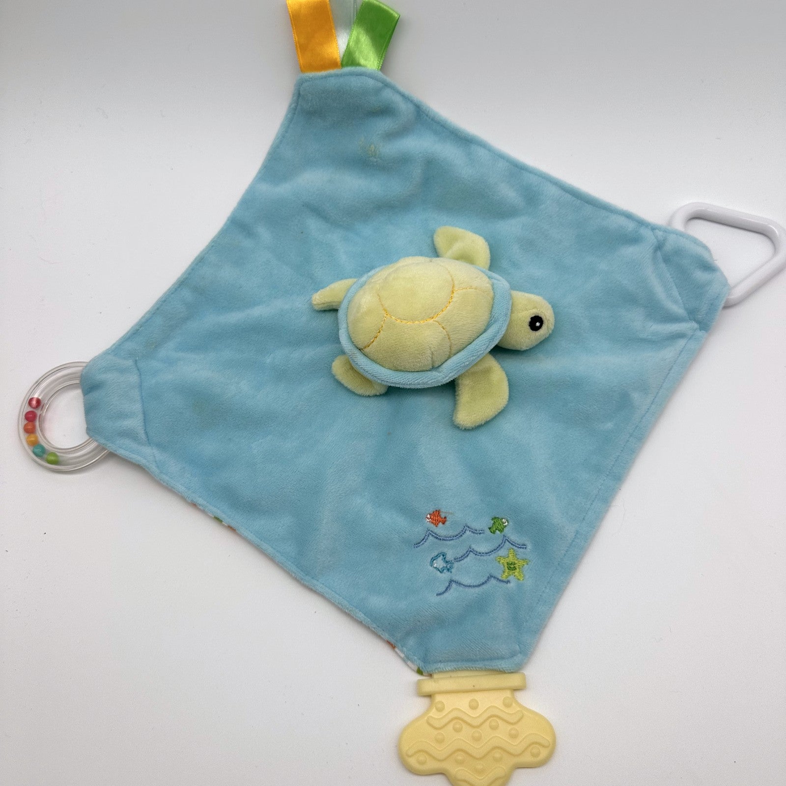 Baby Comforter Trio · Turtle, Lion & Elephant
