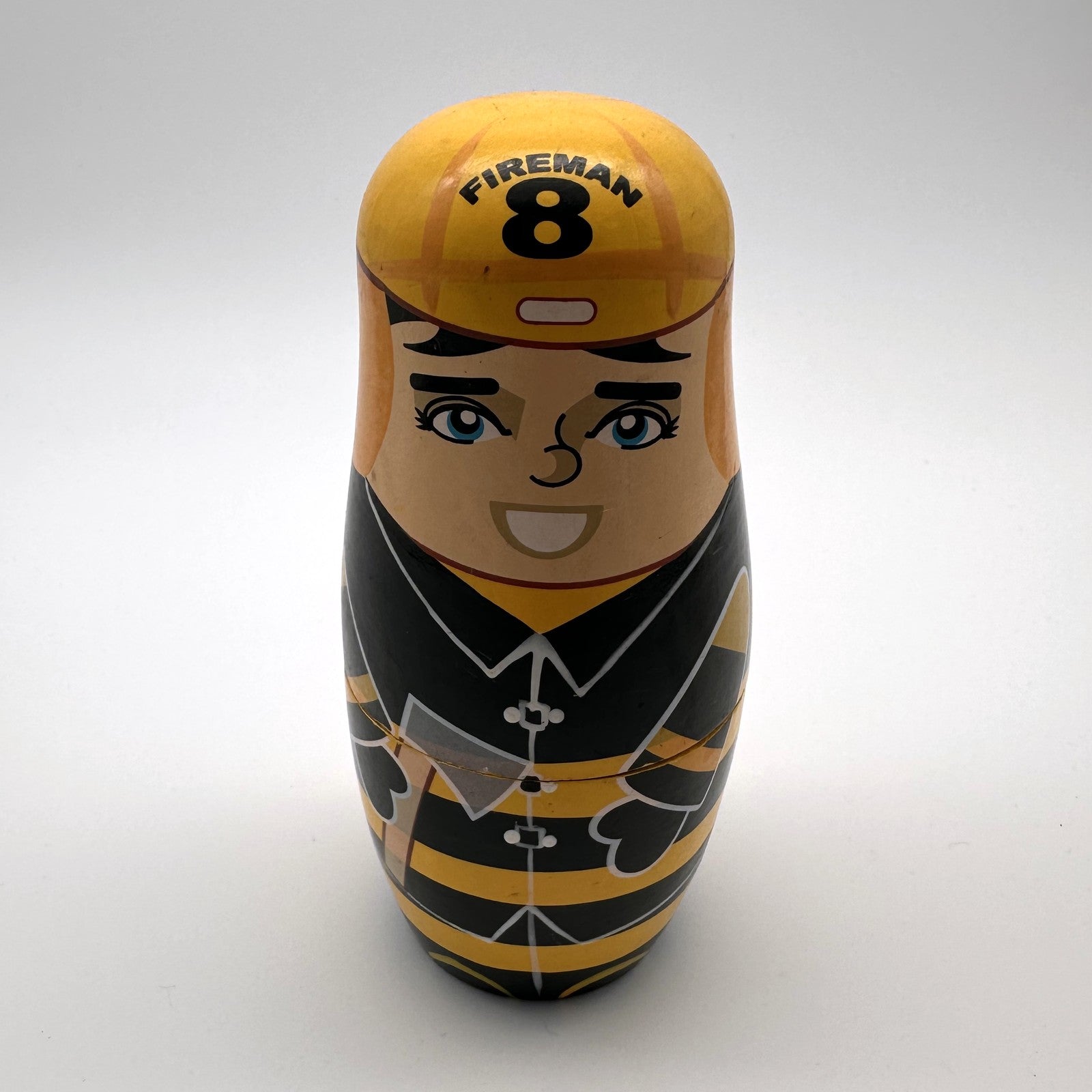 Emergency Heroes Wooden Nesting Dolls Duo · 3+ yrs · 2 sets of 5