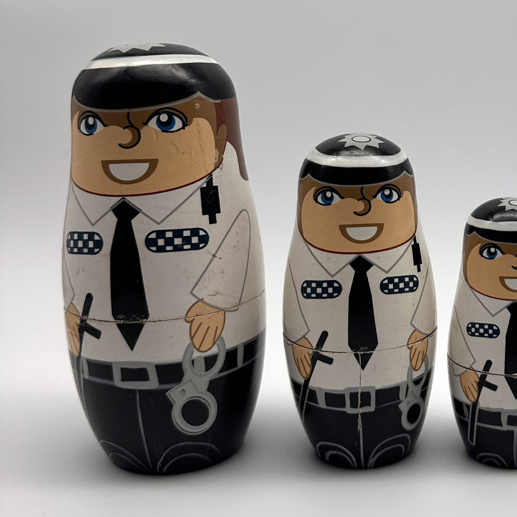 Emergency Heroes Wooden Nesting Dolls Duo · 3+ yrs · 2 sets of 5