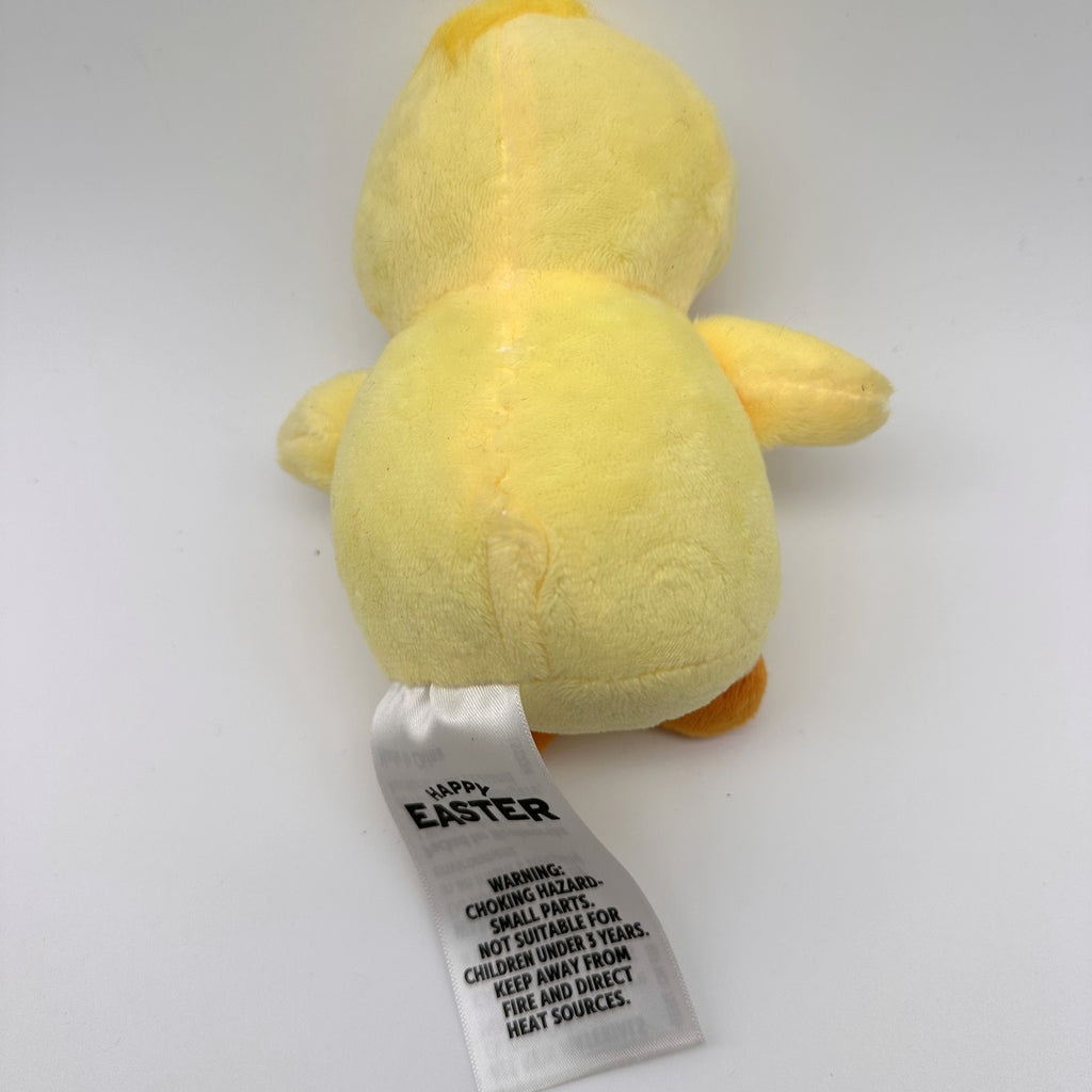 Yellow chick plush back