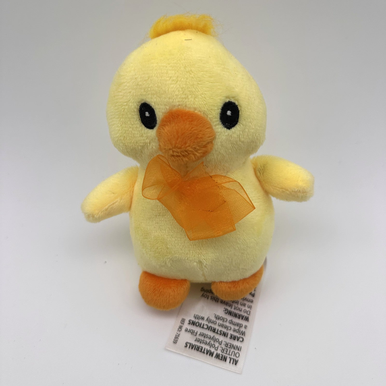 Yellow chick plush