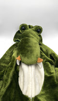 Crocodile Dress-Up Onesie · plush hooded costume