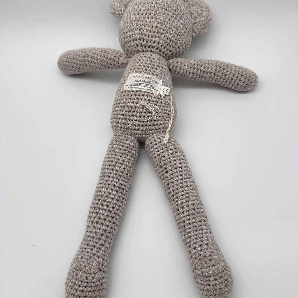 Hand-Crocheted Koala · grey