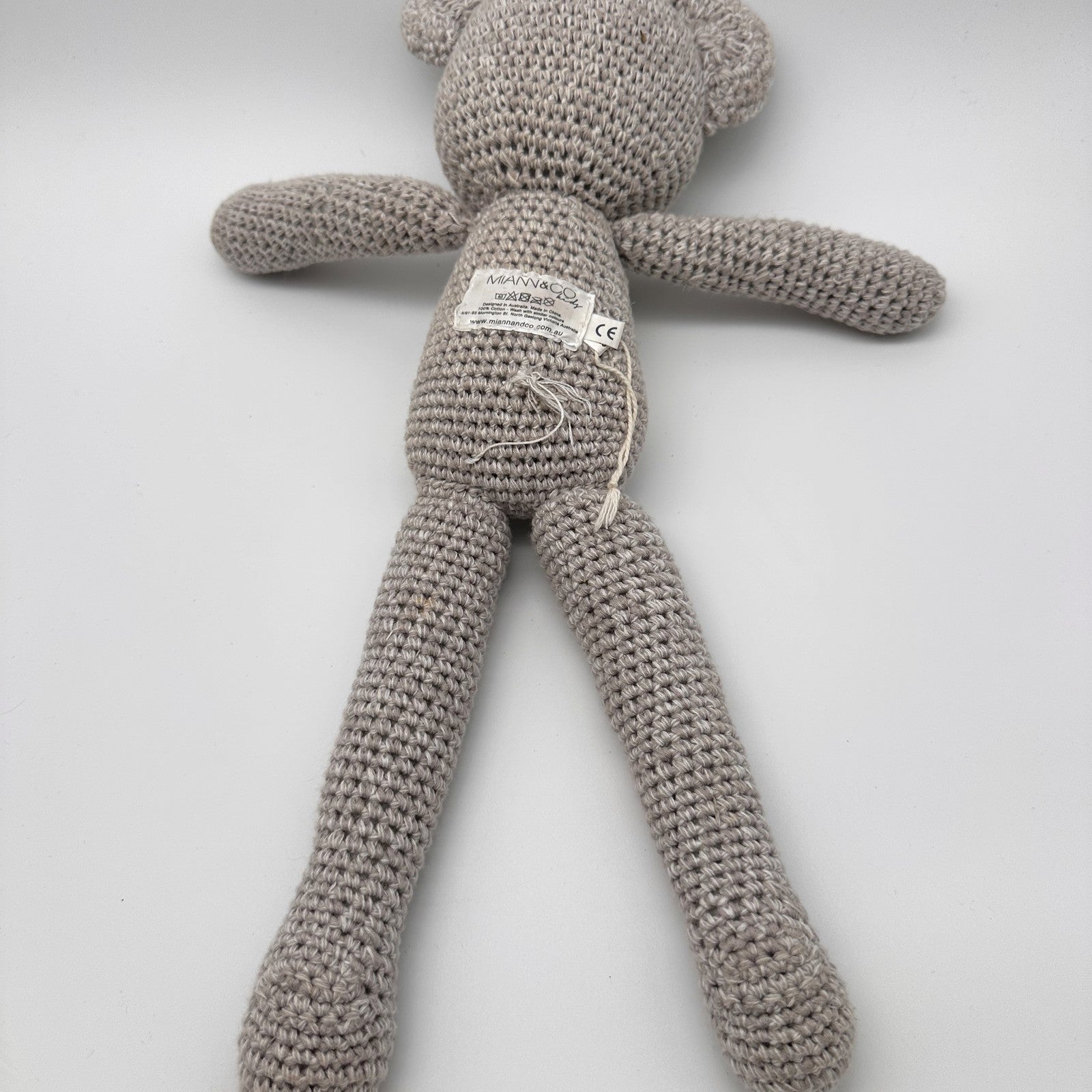 Hand-Crocheted Koala · grey
