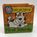 First Words · Let's Get Talking board book