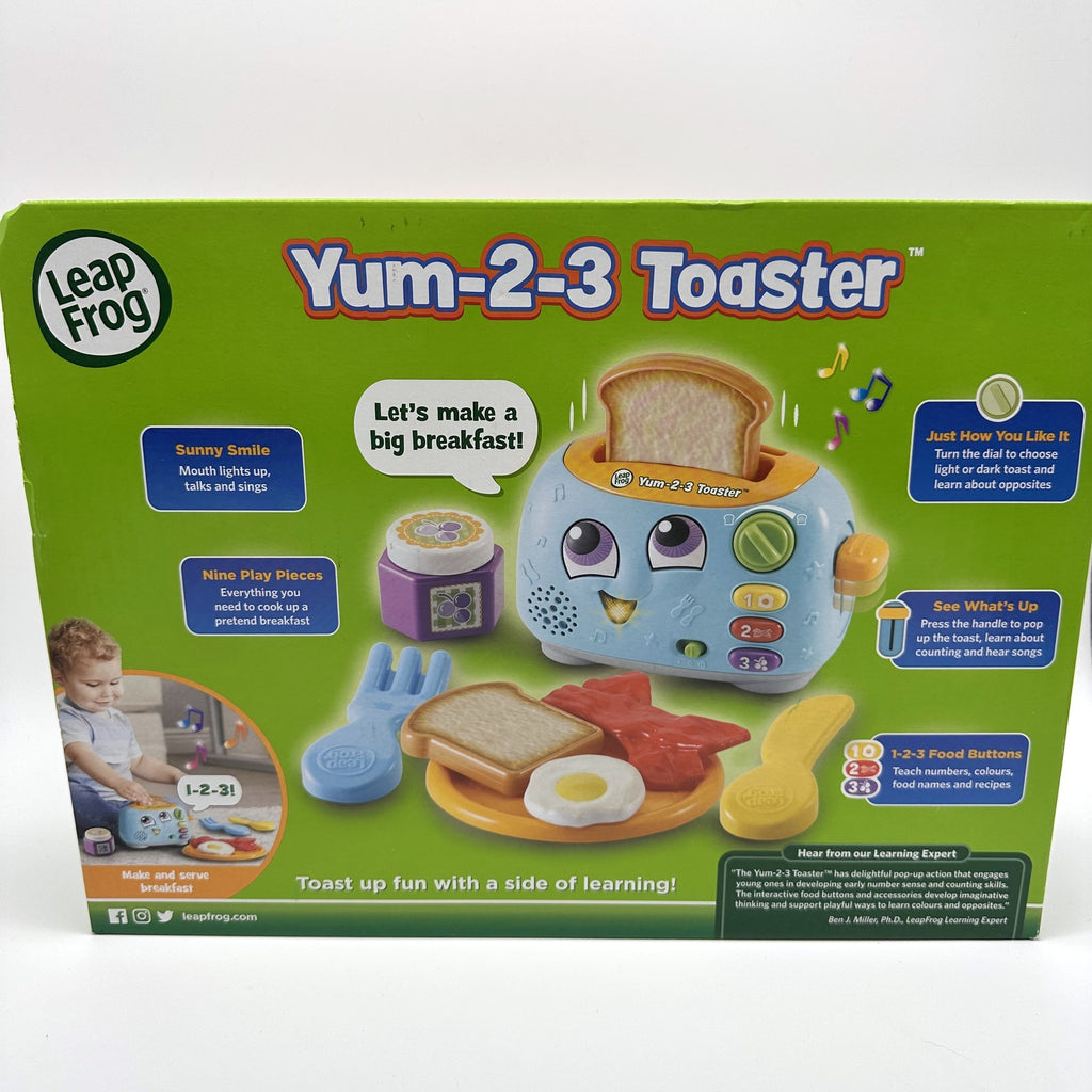 LeapFrog Yum-2-3 Toaster · complete in box