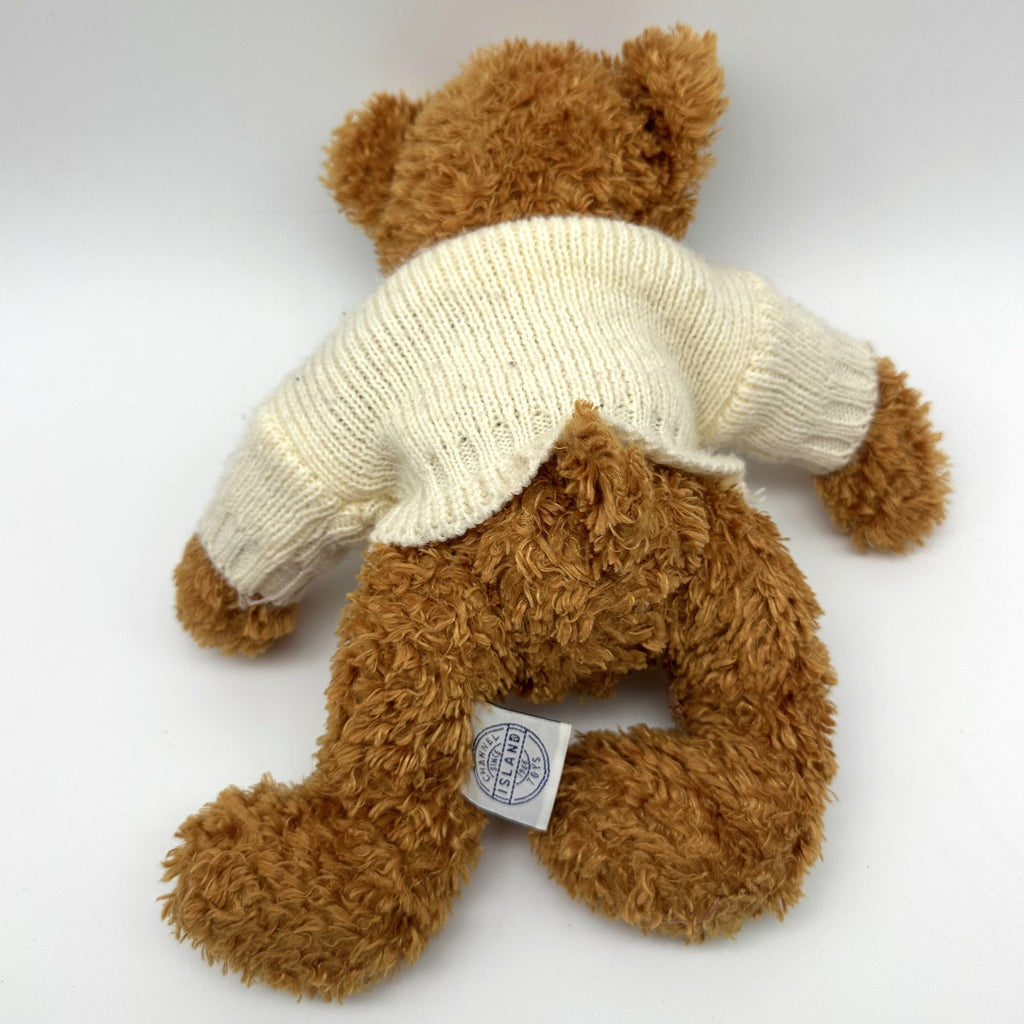 The Marylebone Bear · London Teddy in Cable-Knit Jumper