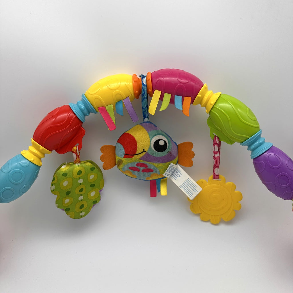 Pram Spiral Activity Toy with Fish Rattle