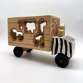 Wooden Safari Animal Shape Sorter Truck (18m+)