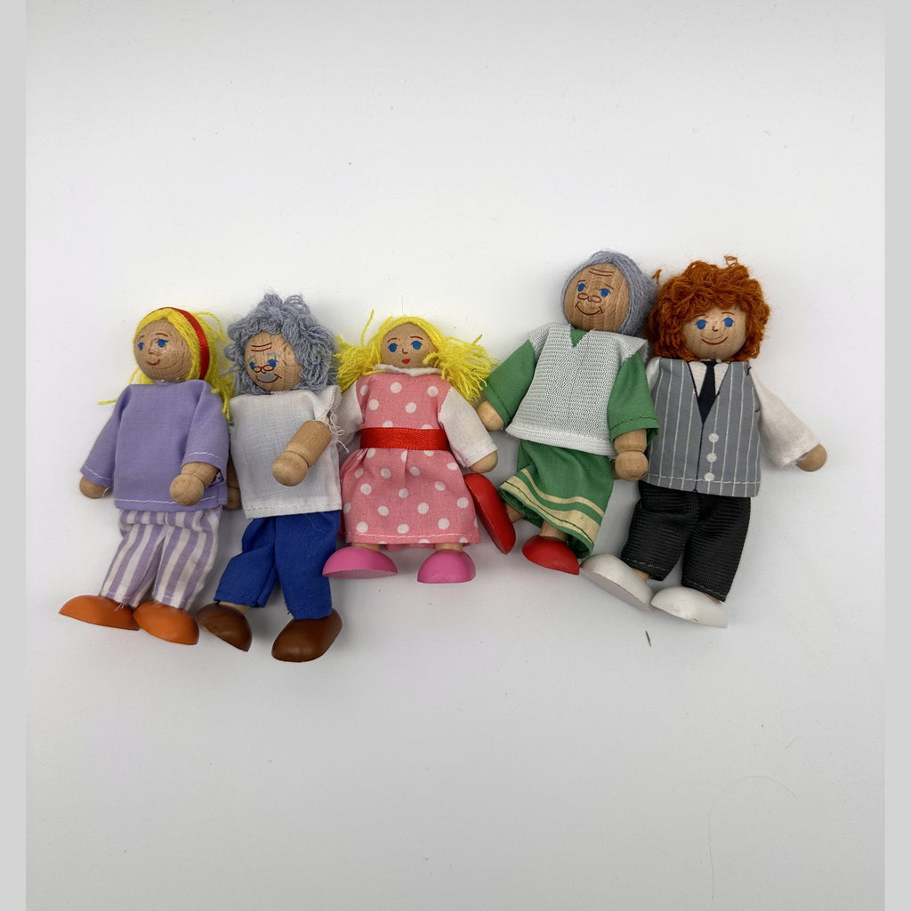 John Lewis Wooden Doll Family · 3+ yrs · 5 figures