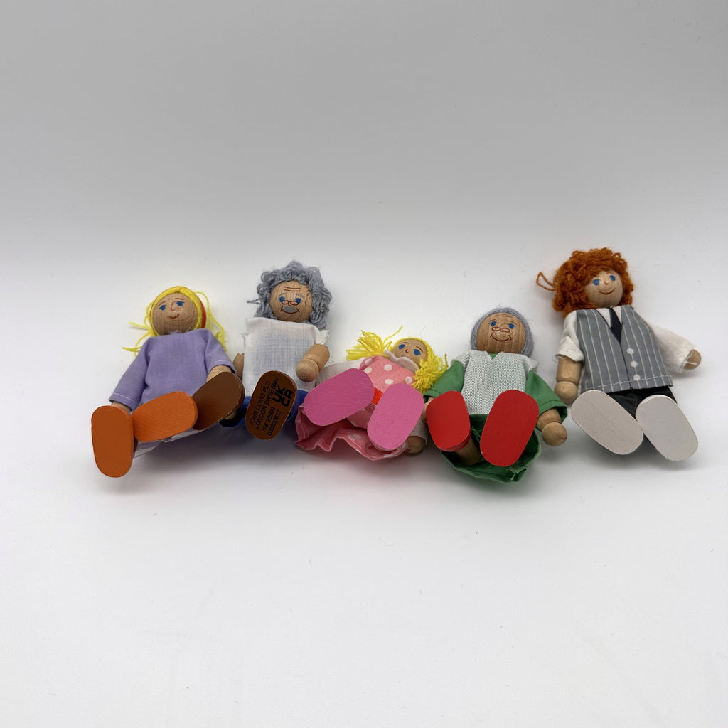 John Lewis Wooden Doll Family · 3+ yrs · 5 figures