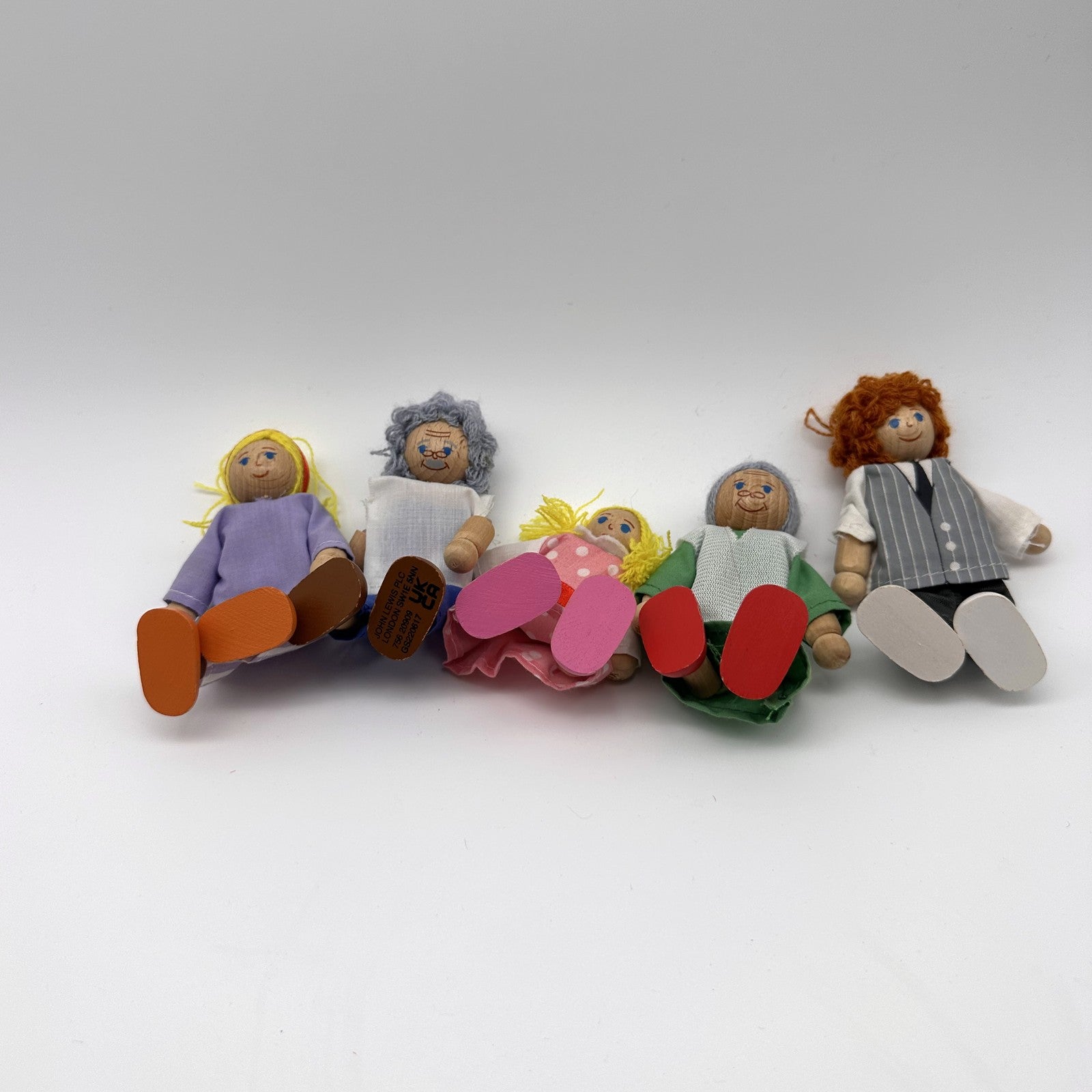 John Lewis Wooden Doll Family · 3+ yrs · 5 figures