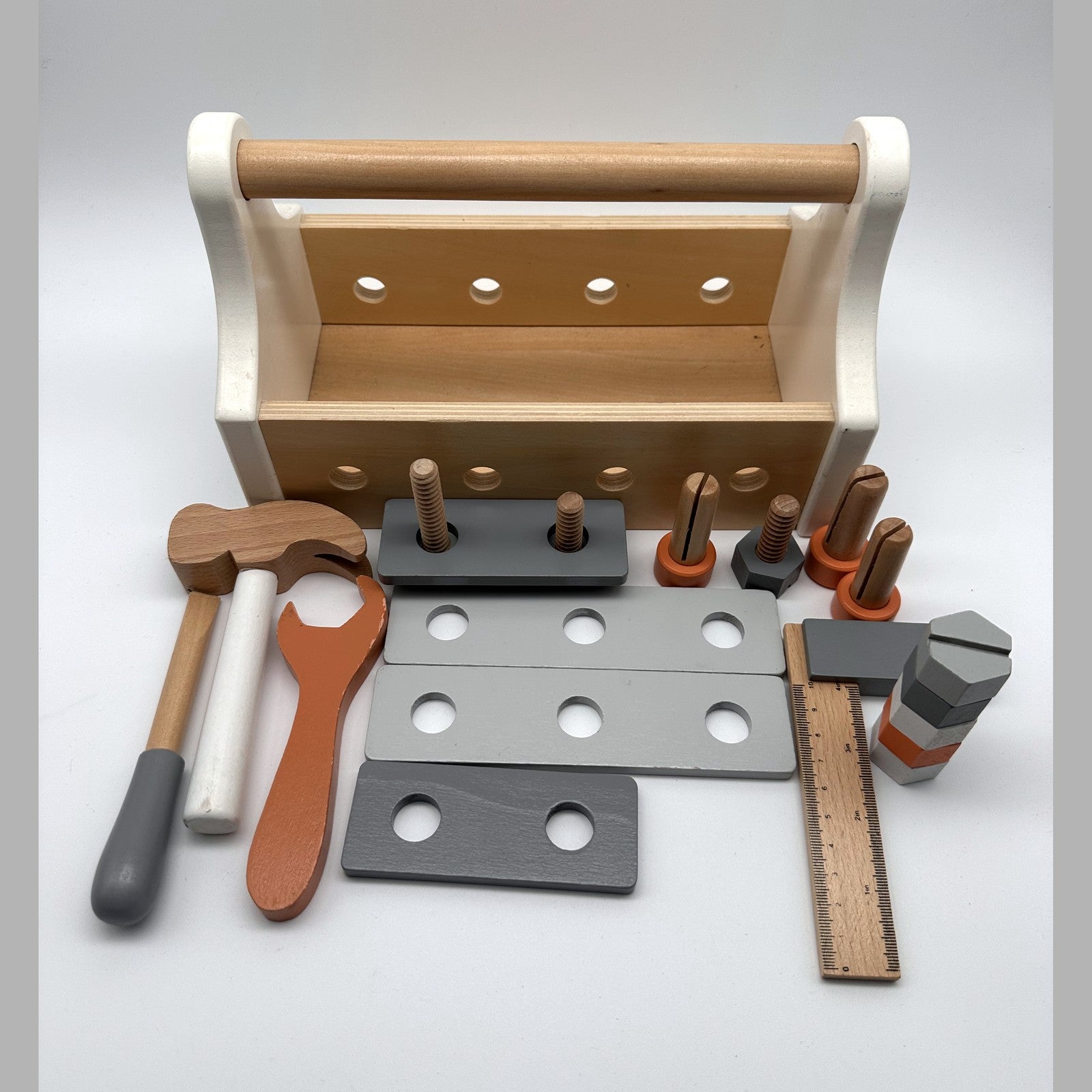 Kid's Concept Wooden Tool Box Set · 3+ yrs · 13 pieces