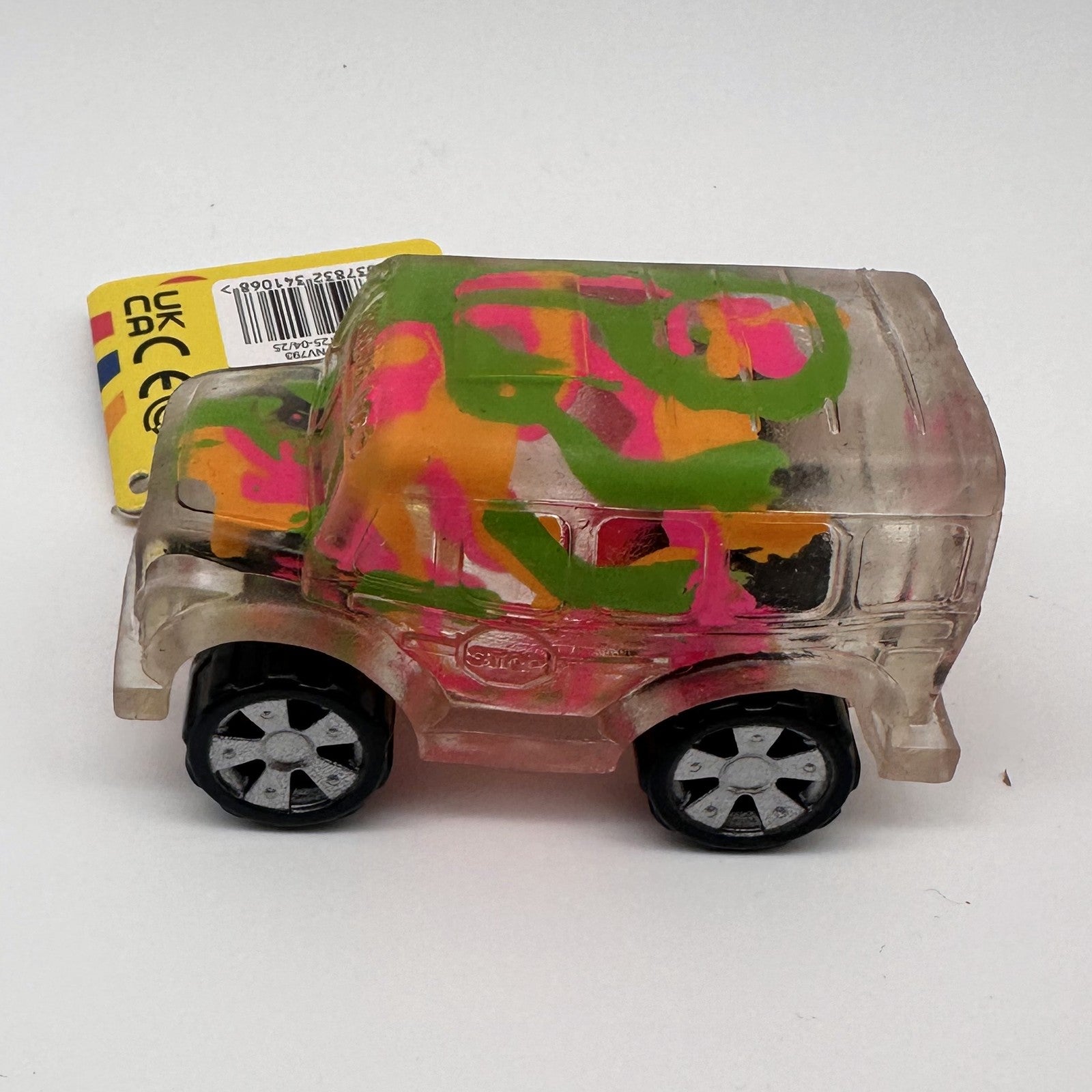 Paint-Splash Pack · 2 vehicles + 2 dinosaurs