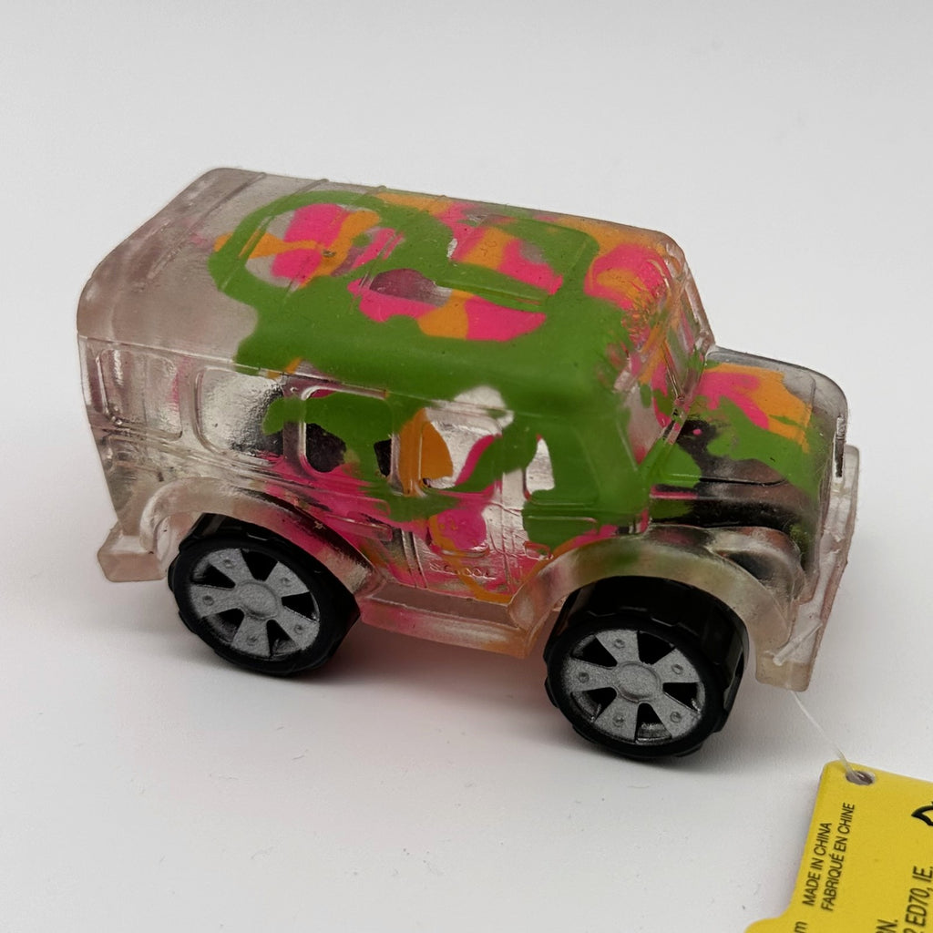 Paint-Splash Pack · 2 vehicles + 2 dinosaurs