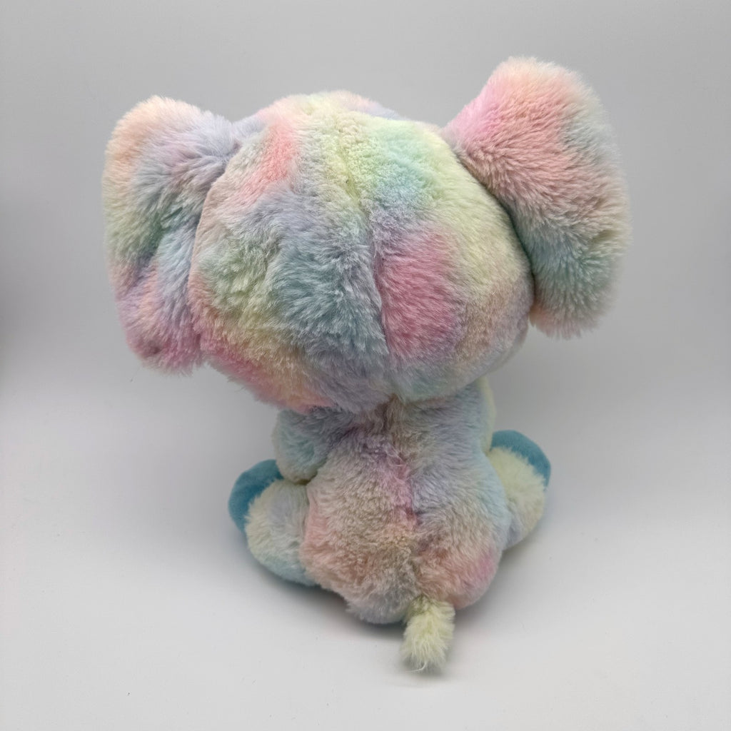 Rainbow Tie-Dye Elephant Plush