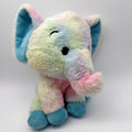 Rainbow Tie-Dye Elephant Plush