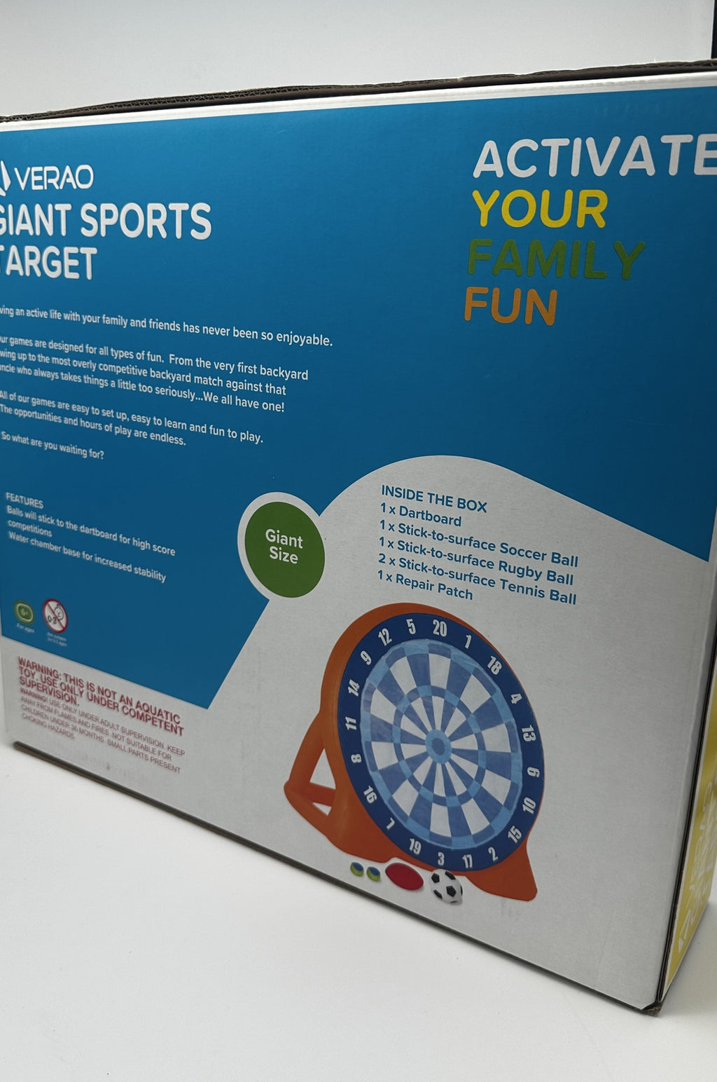 VERAO Giant Sports Target · inflatable garden game