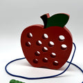 Wooden Lacing Apple Threading Toy (2+)