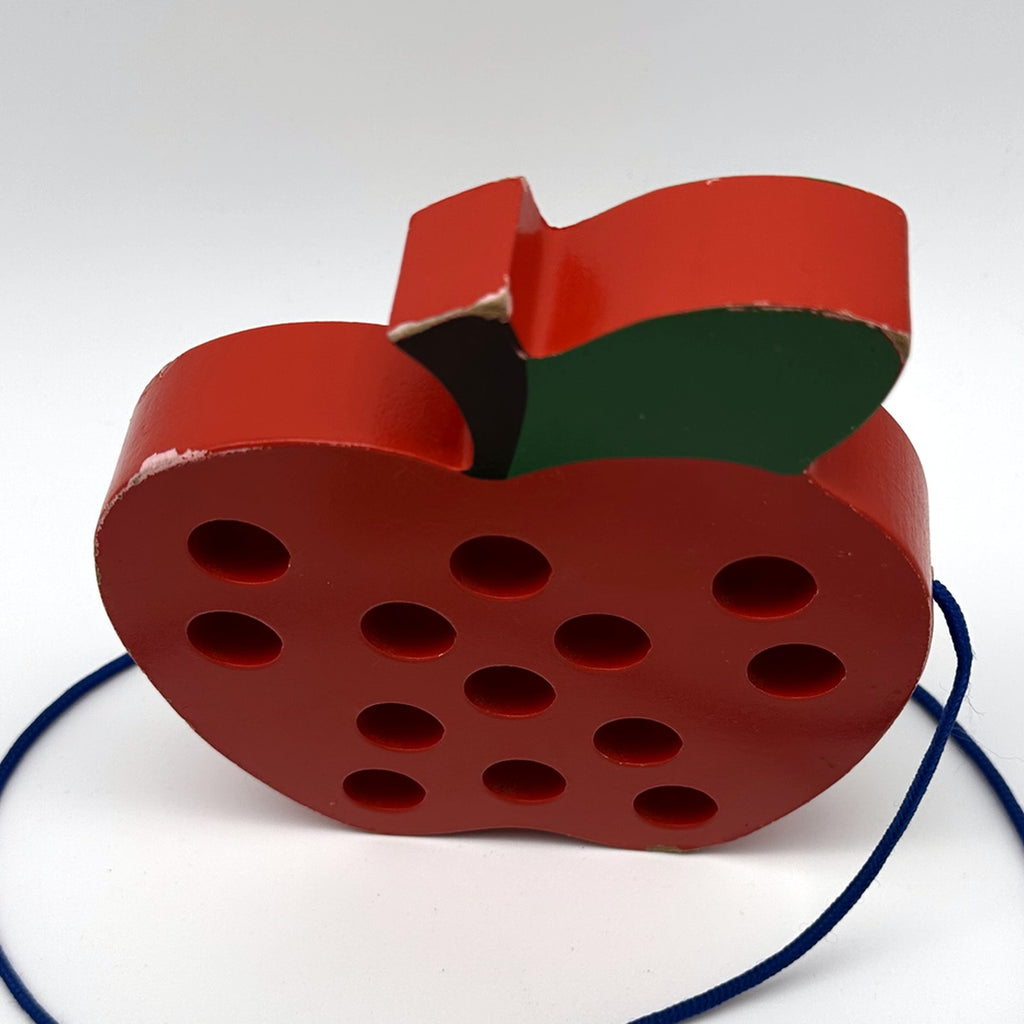 Wooden Lacing Apple Threading Toy (2+)