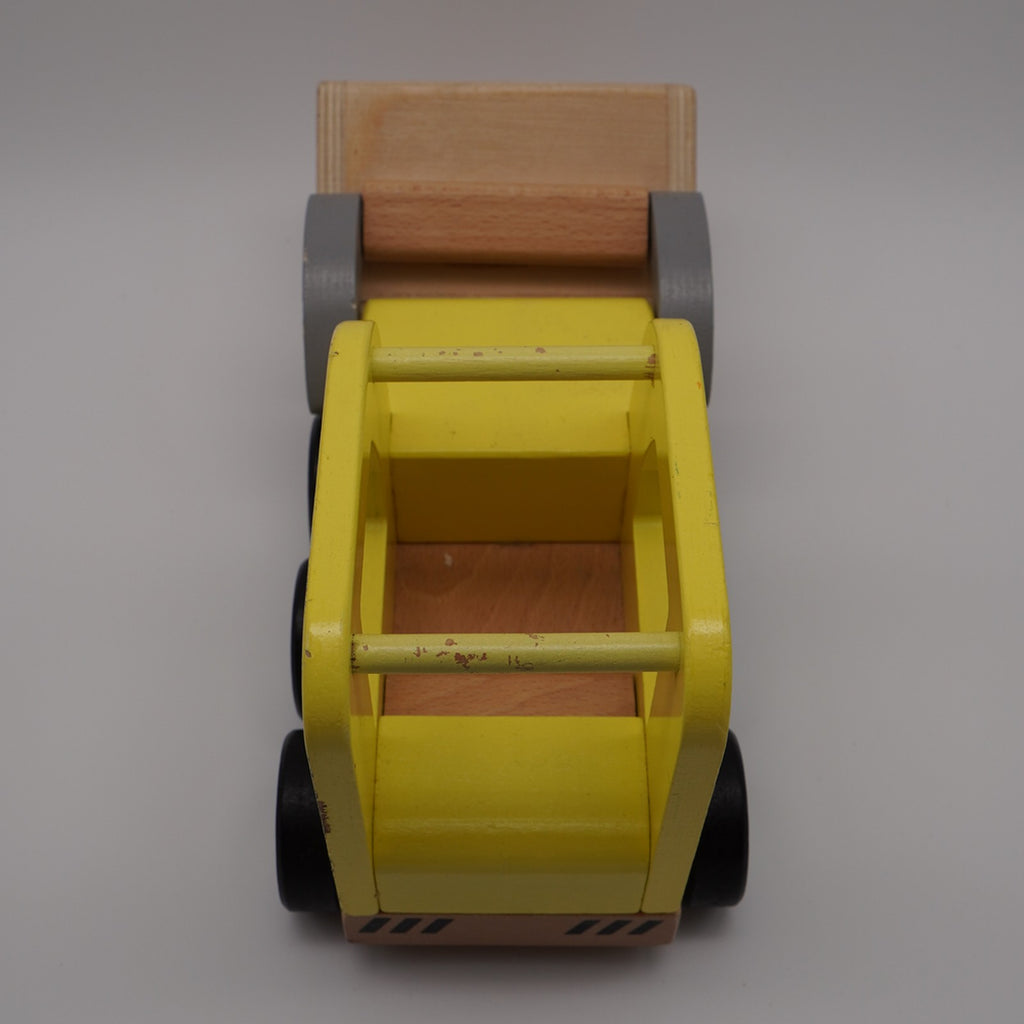 Wooden Front Loader Construction Truck
