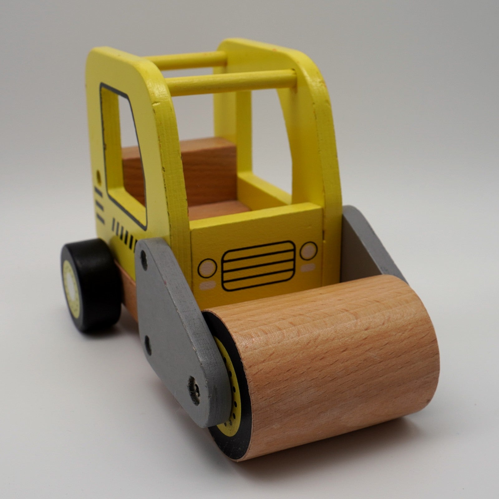 Wooden Road Roller Construction Truck